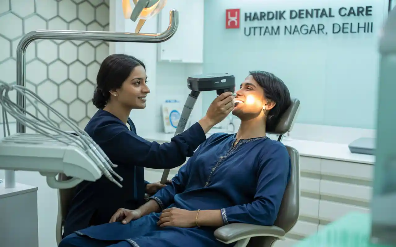Crowns and Bridges for Tooth Restoration Crowns and bridges procedure at Hardik Dental Care in Uttam Nagar